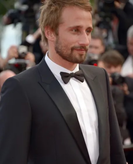 Actor Matthias Schoenaerts in the frame