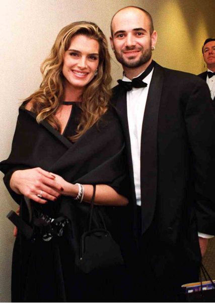Brooke Shields with her first husband