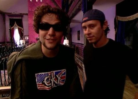 Brandon DiCamillo with Bam Margera