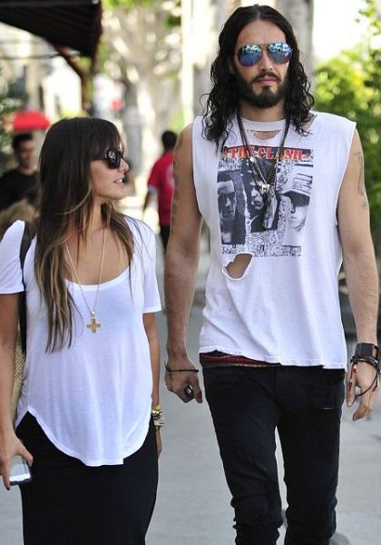 Isabella Brewster with Russell Brand