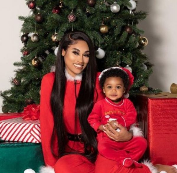 Jania Jackson with her daughter