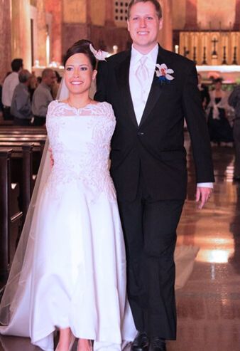 Jessica Cox with her husband