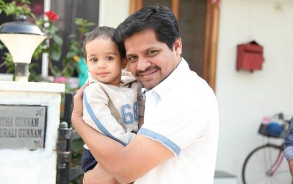 Bunny Vasu with his daughter