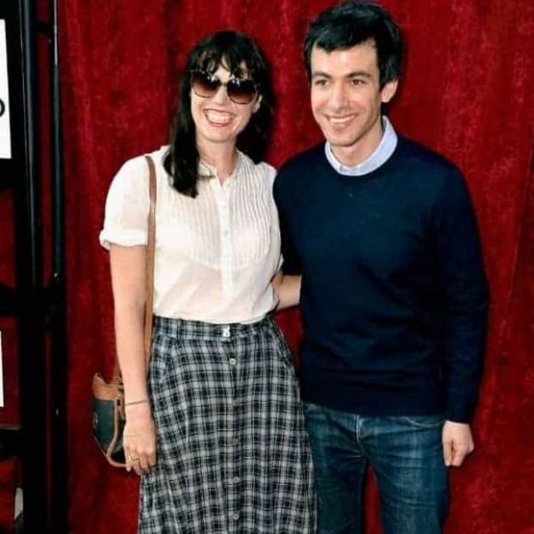 Nathan Fielder with his ex-wife