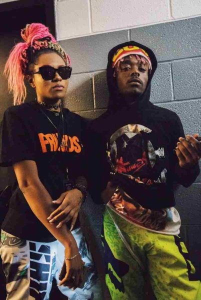 Brittany Byrd with her ex-boyfriend Lil Uzi