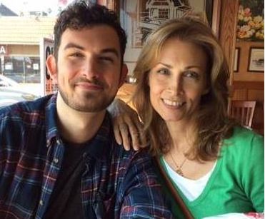 Ingrid Hajek with her son