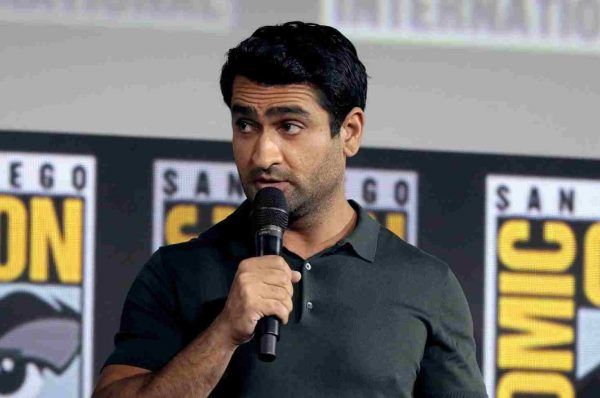 Kumail Nanjiani giving his interview