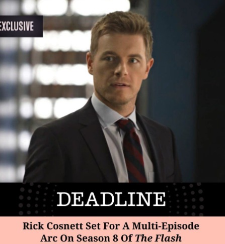 Rick Cosnett in cover of a magazine