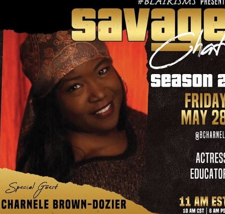 Charnele Brown in cover