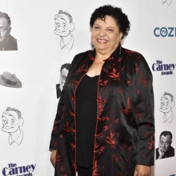 Patricia Belcher posing on the red carpet