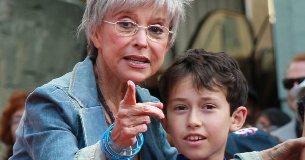 Rita Moreno with her grandson
