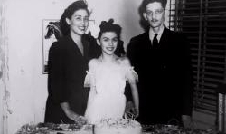 Rita Moreno with her parents