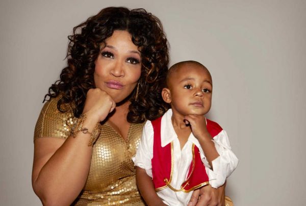 Kym Whitley with her son