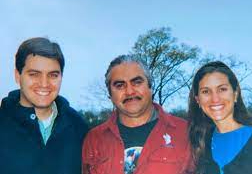 Jim Acosta with his parents