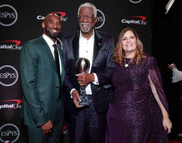 Bill Russell after winning the award