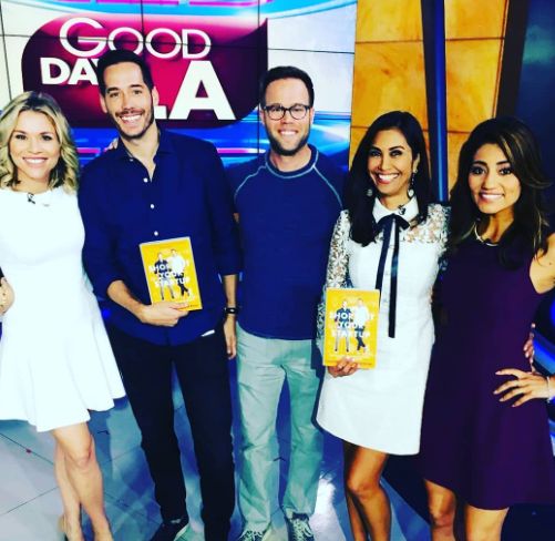 Carter Reum promoting his book