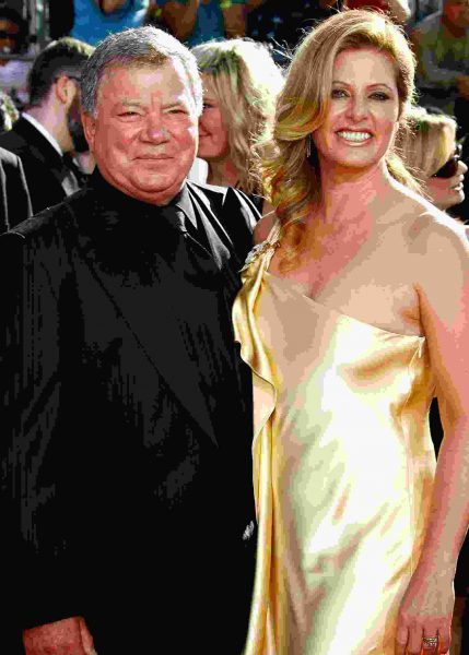 Elizabeth Anderson Martin with her ex husband William Shatner