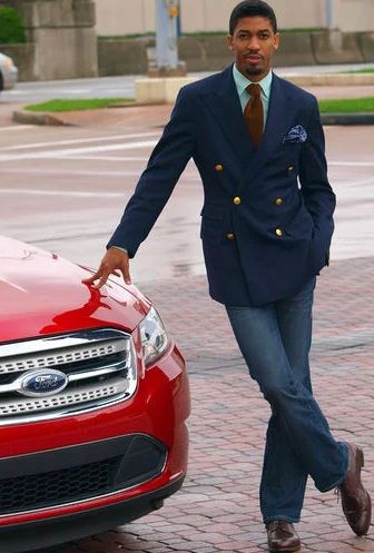 Fonzworth Bentley with his car