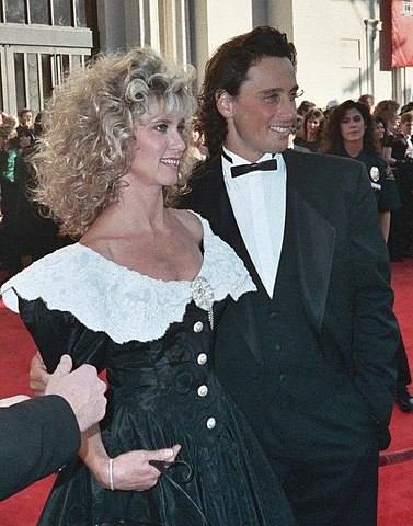 Matt Lattanzi and his ex-wife Olivia Newton-John at Award Show