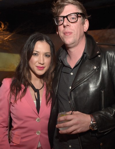 Patrick Carney with his ex-wife Michelle Branch