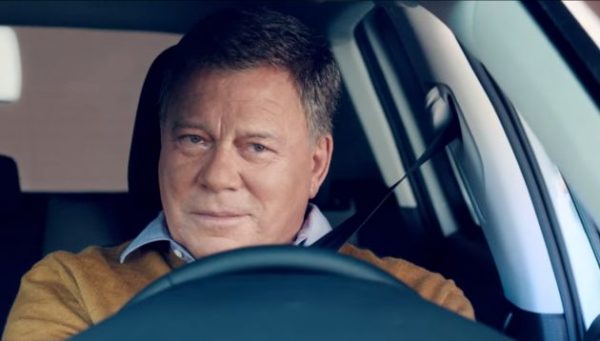 Elizabeth's ex-husband inside his car