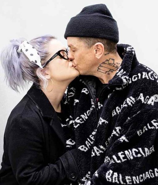 Kelly Osbourne with her boyfriend