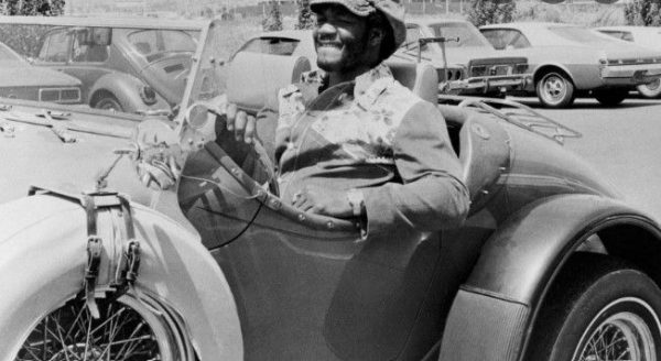 George Foreman with his car