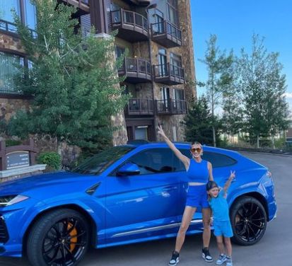 Brittany Kerr with her car