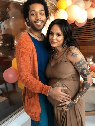 Javaughn Young-White with his ex-fiance Kehlani