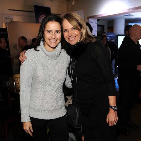 Katie Couric with her daughter 