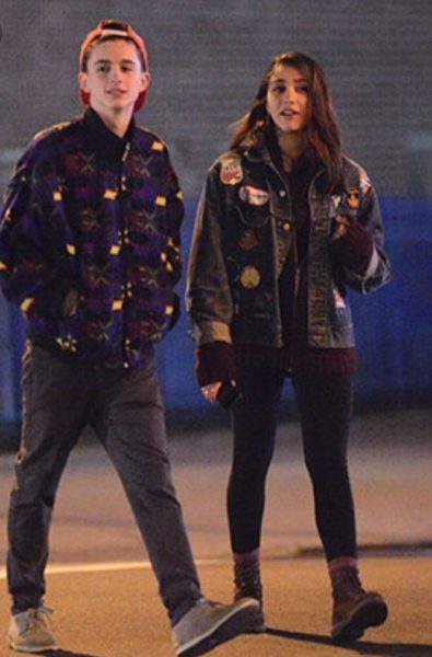 Lourdes Leon with Timothee Chalamet