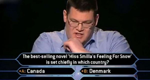 Mark Labbett while playing quiz