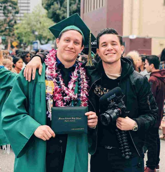 Mystic7 with his brother Jake Martyn