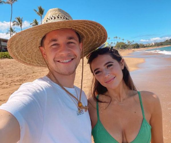 Mystic7 with his ex-girlfriend Lauren Higgs