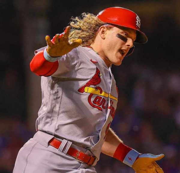 Harrison Bader during his game