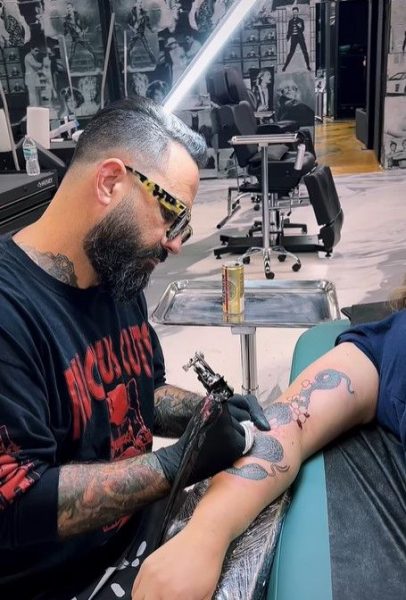 Chris Nunez during his work