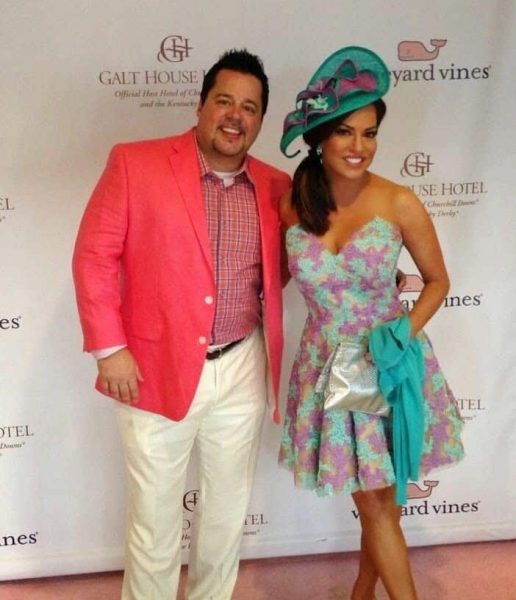 Tim Yeager in the frame with his wife