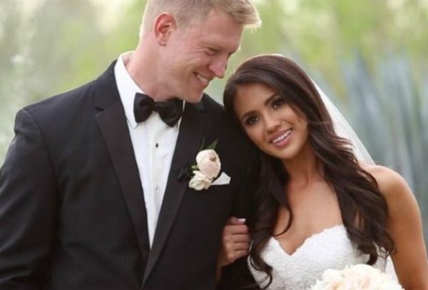 Scott Frost with his wife