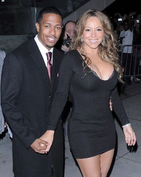 Nick Cannon with his ex-wife Mariah Carey