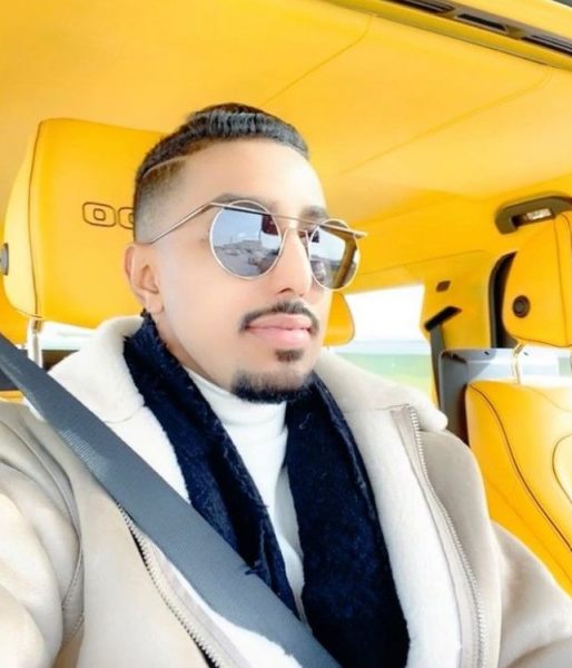 Salem Al-Dawsari inside his car