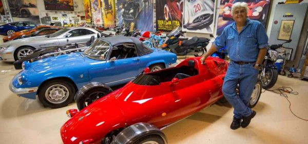 Jay Leno with his cars