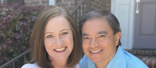 Chip Tayag with his wife