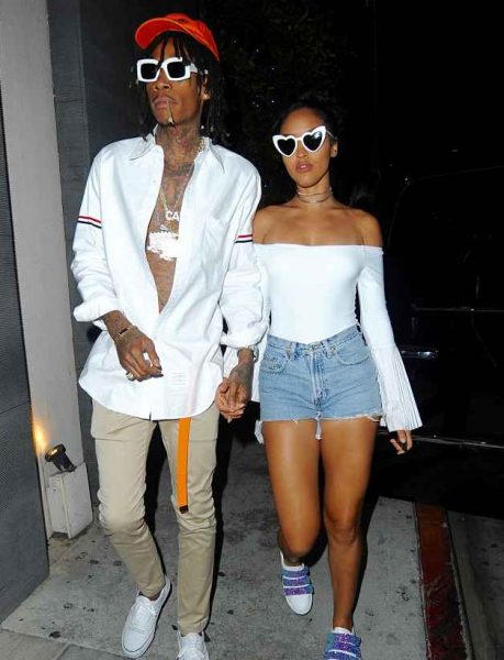 Izabela Guede with her ex-boyfriend Wiz Khalifa