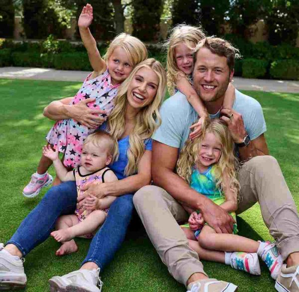 Kelly Stafford with her family