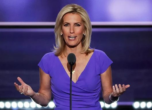 Laura Ingraham delivering her speech