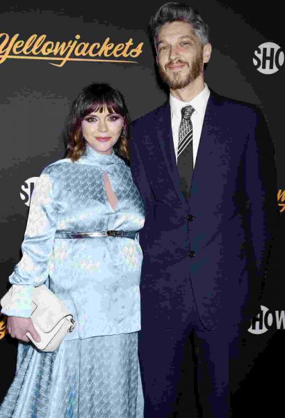 Mark Hampton with his wife Christina Ricci
