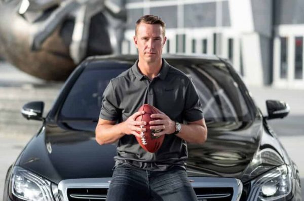 Matt Ryan with his car
