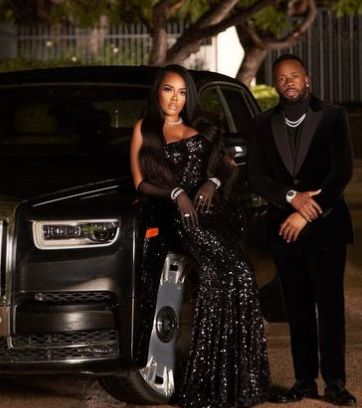 Angela Simmons with her boyfriend Yo Gotti