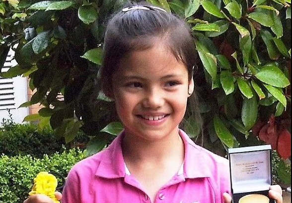 Childhood Photo of Emma Raducanu