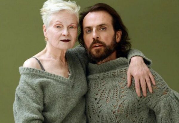 Vivienne Westwood with her husband Andreas Kronthaler 